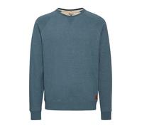 Longpullover BLEND "BHAlex", Herren, Gr. M, ensign blau, Sweatware, 60% Baumwolle, 40% Polyester, unifarben, regular fit, Rundhals, eingesetzt, Pullover Longpullover, Sweatpullover mit Raglanärmeln un