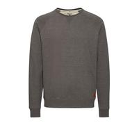 Blend BHAlex Herren Sweatshirt Pullover Sweater mit Rundhalsausschnitt Rippbündchen Baumwollmischung Regular fit, Größe:S, Farbe:Pewter Mix (70817)