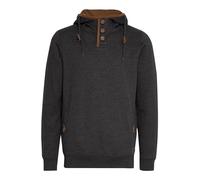 Blend BHAlexo Herren Kapuzenpullover Hoodie Pullover mit Kapuze Knopf-Verschlüsse Baumwollmischung Regular fit, Größe:M, Farbe:Charcoal (70818)