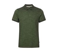 Blend BHAlfredo Herren Poloshirt Polohemd mit Polokragen abgesetzter Kragen Strukturiertes Muster Regular Fit Hochwertige Baumwolle, Größe:M, Farbe:Green Eyes (160224)