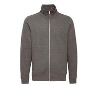 Blend BHAlio Herren Sweatjacke Cardigan Sweater mit Reißverschluss Stehkragen Rippbündchen Baumwollmischung Regular fit, Größe:XL, Farbe:Pewter Mix (70817)