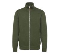 Blend BHAlio Herren Sweatjacke Cardigan Sweater mit Reißverschluss Stehkragen Rippbündchen Baumwollmischung Regular fit, Größe:L, Farbe:Ivy Green (77026)