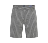 Chinoshorts BLEND "Chinoshorts BHAmur", Herren, Gr. XL, N-Gr, grau (pewter mix), Obermaterial: 79% Polyester PES. 19% Viskose LENZING ECOVERO CV LenzEcov. 2% Elasthan EL., casual, regular fit kurz, Ho