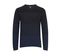 Blend BHBenno Herren Strickpullover Feinstrick Pullover mit Rundhals-Ausschnitt 100% Baumwolle Regular fit, Größe:L, Farbe:Dark Navy Blue (74645)