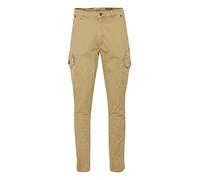 BLEND BHBHNAN Herren Cargohose Lange Hose mit Stretch und elastischer Beinabschluss Regular Fit, Größe:W38/32, Farbe:Sand Brown (75107)