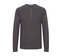 Blend BHBHNOBLE Tee Tee Herren Longsleeve Langarmshirt Shirt, Größe:M, Farbe:Pewter Mix (200277)
