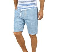Blend BHBones Herren Shorts Kurze Hose Bermuda mit Leinen-Optik Eingrifftaschen 100% Baumwolle Regular fit, Größe:XL, Farbe:Ensign Blue (70260)