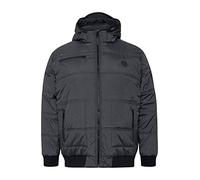 BLEND BHBoris Boris Herren Winterjacke Big & Tall Herrenjacke Jacke Große Größen bis 6xl Kapuze Reißverschlusstaschen Regular fit, Größe:3XL, Farbe:Black (194007)