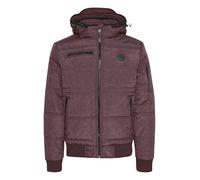 BLEND BHBoris Herren Winterjacke Steppjacke Jacke gefüttert mit abnehmbarer Kapuze Reißverschlusstaschen Regular fit, Farbe: Wine Red (73812), Größe: S