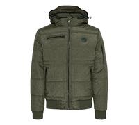 BLEND BHBoris Herren Winterjacke Steppjacke Jacke gefüttert mit abnehmbarer Kapuze Reißverschlusstaschen Regular fit, Farbe: Peat Green (77200), Größe: XL