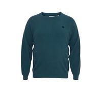 Strickpullover BLEND "BHBPullover", Damen, Gr. 3XL, orion blau, 85% Polyester, 15% Polyamid, unifarben, Basic, regular fit normal, Rundhals, eingesetzt, Pullover Strickpullover, Stilvoller Strickpullo