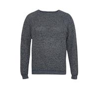 Blend BHBPullover Herren Strickpullover Pullover Langarmshirt mit Rundhals Rippbündchen Große Größen 100% Baumwolle Regular fit, Größe:4XL, Farbe:Dress Blues (194024)