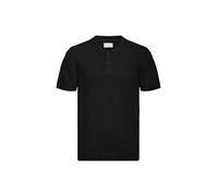 Blend BHBray Herren Poloshirt Feinstrick Polohemd 100% Baumwolle Regular Fit, Farbe: Black Beauty (193911), Größe: L