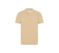 Poloshirt BLEND "BHBRAY KNIT POLO", Herren, Gr. L, cornstalk, Strick, Obermaterial: 100% Baumwolle, unifarben, regular fit, Shirts (59282133-L) cornstalk