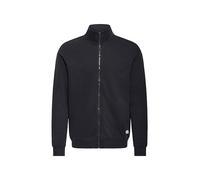Sweatjacke BLEND "BHMBrise", Herren, Gr. M, schwarz, Sweatware, 60% Baumwolle, 40% Polyester, unifarben, normal normal, hoch geschlossener Ausschnitt, elastischer Bund, Sweatjacken Sweatjacke, Basic S