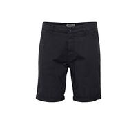Chinoshorts BLEND "Chinoshorts BHBrix", Herren, Gr. M, N-Gr, schwarz, Web, Obermaterial: 97% Baumwolle CO. 3% Elasthan EL., casual, regular fit kurz, Hosen (18959536-M) schwarz