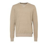 Longpullover BLEND "Sweatshirt BHBruton", Herren, Gr. M, beige (cornstalk), Obermaterial: 100% Polyester PES., Sweatshirts Longpullover (21573845-M) cornstalk