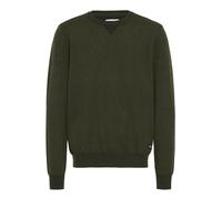 Blend Longpullover BHBruton Herren 100% Polyester meliert Rundhals Regular Fit Forest Night Gr. M