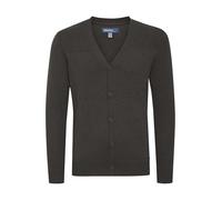 Cardigan BLEND "BLEND BHCaden" Gr. XL, grau (charcoal mix) Herren Strickjacken (57734665-XL) charcoal mix