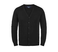 Cardigan BLEND "BLEND BHCaden" Gr. L, schwarz (black) Herren Strickjacken (34786643-L) black