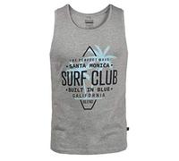 Blend BHCali Herren Tank Top Sport-Shirt Muscle-Shirt mit Print Baumwollmischung Regular fit, Größe:2XL, Farbe:Stone Mix (70813)