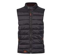 Blend BHCam Herren Weste Steppweste Outdoor Weste mit Stehkragen Reißverschlusstaschen Regular fit, Größe:M, Farbe:Phantom Grey (70010)