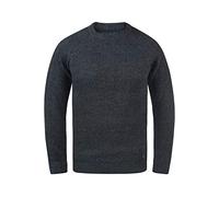 Blend BHCarrizal Herren Strickpullover Grobstrick Pullover mit Rundhals-Ausschnitt Regular fit, Größe:L, Farbe:Dress Blues (194024)