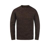 Strickpullover BLEND "Strickpullover BHCarrizal", Herren, Gr. XXL, schwarz, Grobstrick, Obermaterial: 100% Polyacryl PAN., unifarben, casual, normal, Rundhals, Langarm, Pullover (11144119-XXL) schwarz