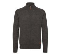 Blend BHDaniri Herren Strickjacke Cardigan Feinstrick mit Stehkragen Reißverschluss Rippbündchen Baumwollmischung Regular fit, Größe:2XL, Farbe:Charcoal (70818)