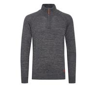 Blend BHDanovan Herren Strickpullover Troyer Feinstrick Pullover mit Troyerkragen Reißverschluss Rippbündchen Baumwollmischung Regular fit, Größe:2XL, Farbe:Ensign Blue (70260)