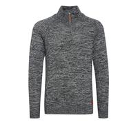 Blend BHDanovan Herren Strickpullover Troyer Feinstrick Pullover mit Troyerkragen Reißverschluss Rippbündchen Baumwollmischung Regular fit, Größe:M, Farbe:Navy (70230)