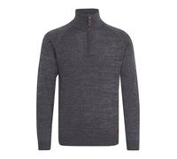Blend BHDanovan Herren Strickpullover Troyer Feinstrick Pullover mit Troyerkragen Reißverschluss Rippbündchen Baumwollmischung Regular fit, Größe:L, Farbe:Ensign Blue (70260)
