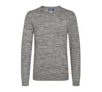 Blend BHDansel Herren Strickpullover Feinstrick Pullover mit V-Ausschnitt Rippbündchen Baumwollmischung Regular fit, Größe:M, Farbe:Pewter Mix (70817)