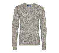 Blend BHDansel Herren Strickpullover Feinstrick Pullover mit V-Ausschnitt, Größe:XL, Farbe:Zink Mix (70815)