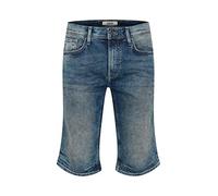 Blend BHDenon Herren Jeans Shorts Kurze Denim Hose mit Stretch Regular Fit, Größe:L, Farbe:Denim middleblue (76201)