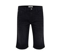 Blend BHDenon Herren Jeans Shorts Kurze Denim Hose mit Stretch Regular Fit, Größe:M, Farbe:Denim Black (76204)