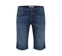Shorts BLEND "BHDenon", Herren, Gr. XL, US-Größen, blau (denim dunkelblau), Web, 98% Baumwolle, 2% Elasthan, unifarben, regular fit kurz, Hosen Shorts, Stilvolle Bermuda Jeans Shorts (34871824-XL) den