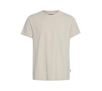 Blend BHDinton Tee Crew Herren T-Shirt Kurzarm Shirt Basic mit Bruststickerei Logo-Stickerei Hochwertige Baumwoll-Qualität Rundhals-Ausschnitt Casual Fit, Größe:S, Farbe:Oyster Gray (141107)