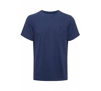 Blend BHDinton Tee Crew Herren T-Shirt Kurzarm Shirt Basic mit Bruststickerei Logo-Stickerei Hochwertige Baumwoll-Qualität Rundhals-Ausschnitt Casual Fit, Größe:S, Farbe:Dress Blues (194024)