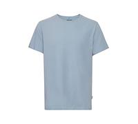 T-Shirt BLEND "BHDinton tee crew", Herren, Gr. XXL, blau (dusty blau), Single Jersey, Obermaterial: 95% Baumwolle, 5% Elasthan, modisch, regular fit normal, Rundhals, Kurzarm, Shirts (95313927-XXL) du