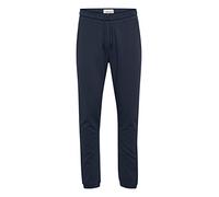 Jogginghose BLEND "BHDowntown", Herren, Gr. XXL, US-Größen, blau (marineblaus), Sweatware, 50% Baumwolle, 50% Polyester, unifarben, regular fit normal, Hosen Jogginghose, Gemütliche Sweathose (3077216