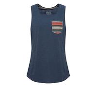 Blend BHElei Herren Tank Top mit Brusttasche Azteken-Muster Abgerundeter Saum Regular Fit, Größe:L, Farbe:Dress Blues (194024)