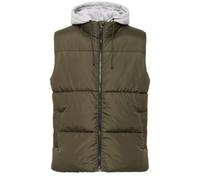 BLEND BHELWIN Herrenweste, khaki, größe XXL