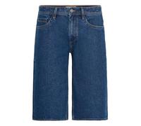 Jeansshorts BLEND "BHFlake Loose", Herren, Gr. L, US-Größen, denim middle blau, Denim/Jeans, 100% Baumwolle, unifarben, oversize normal, Jeans Jeansshorts, Lässige Jeans-Shorts im 5-Pocket-Stil (60804