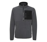 Blend BHFloren Herren Fleecepullover Pullover mit Stehkragen Brusttasche Eingrifftaschen Regular fit, Größe:3XL, Farbe:Iron Gate (193910)