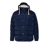 BLEND BHFrederic Herren Winterjacke Big & Tall Herrenjacke Jacke Große Größen bis 6xl mit Teddyfell-Kapuze Eingrifftaschen Regular fit, Größe:4XL, Farbe:Dress Blues (194024)
