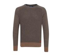 Blend BHGandolf Herren Strickpullover Feinstrick Pullover mit Rundhalsausschnitt 100% Baumwolle Regular fit, Größe:L, Farbe:Toasted Coconut (181029)