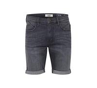 Jeansshorts BLEND "Shorts BHGrilitsch", Herren, Gr. XL, N-Gr, grau (denim dunkelgrau), Obermaterial: 98% Baumwolle CO. 2% Elasthan EL., Jeans Jeansshorts (65979461-XL) denim dunkelgrau
