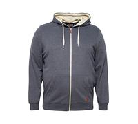 BLEND Kapuzensweatjacke Herren blau, 6XL