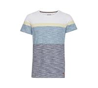 Blend BHJakob Herren T-Shirt Kurzarm Shirt mit Colorblockmuster und Rundhalsausschnitt aus 100% Baumwolle, Größe:XL, Farbe:Bright White (110601)